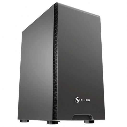 Caja Alurin Work Torre ATX Negra